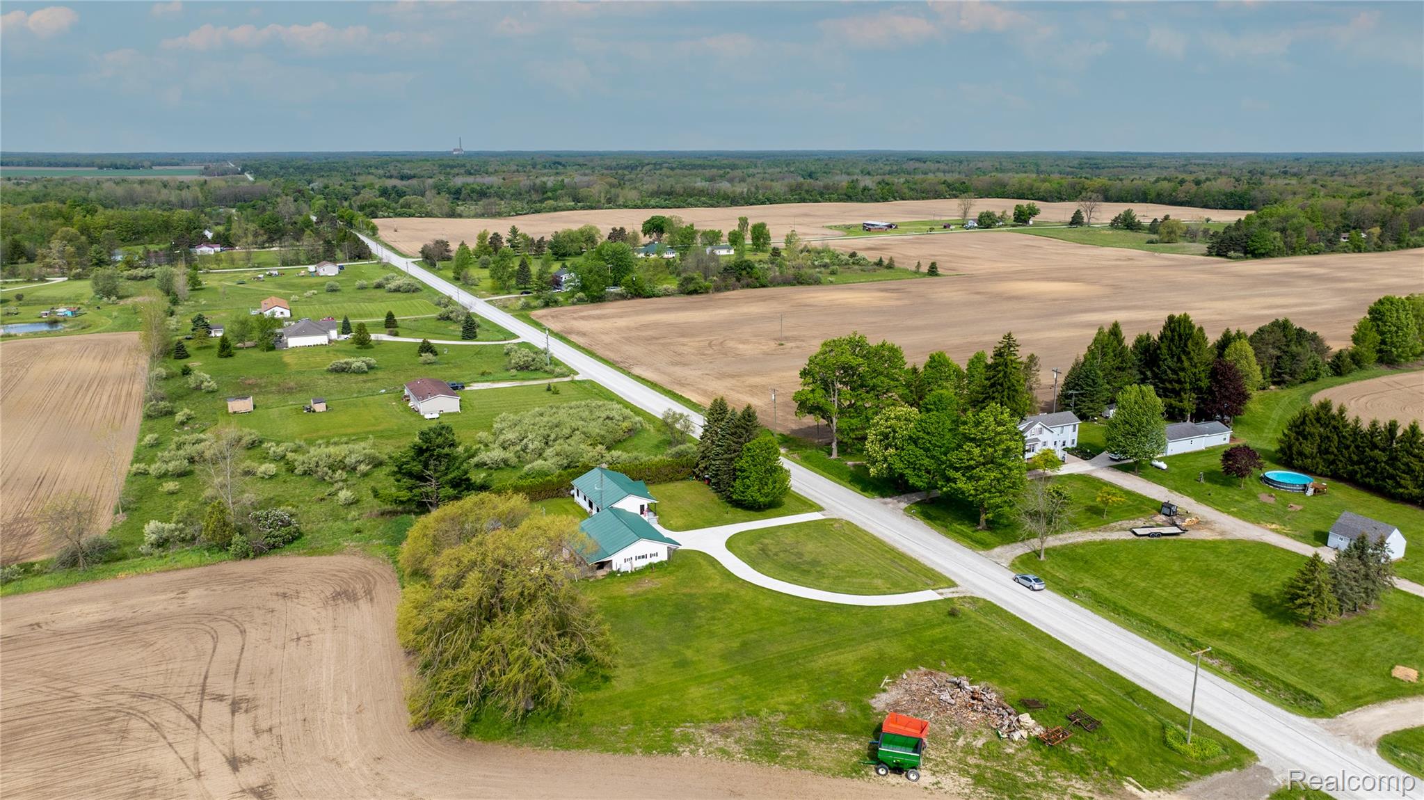 6373 Norman Road Jeddo, MI 48032 - Photo 26 of 32 Overview of rural landscape