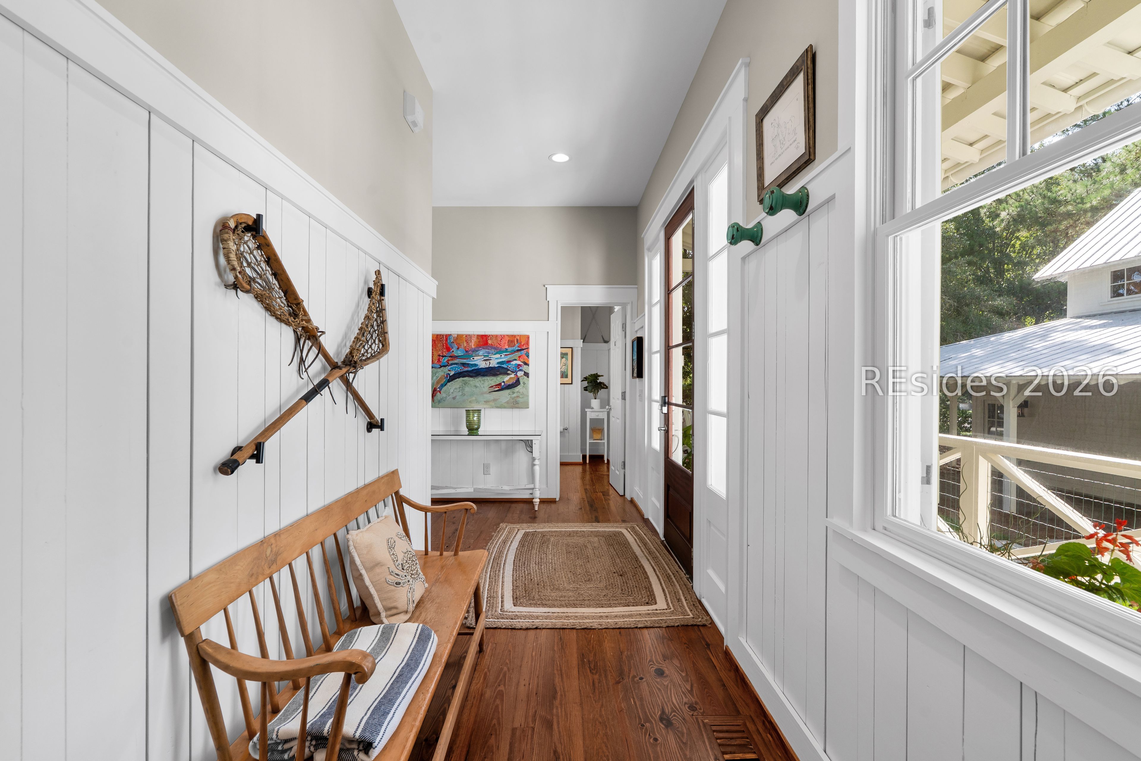 2 Rice Mill Road Bluffton, SC 29909 - Photo 28 of 51 Hallway to kitchen, front door & stairs to 2nd flr