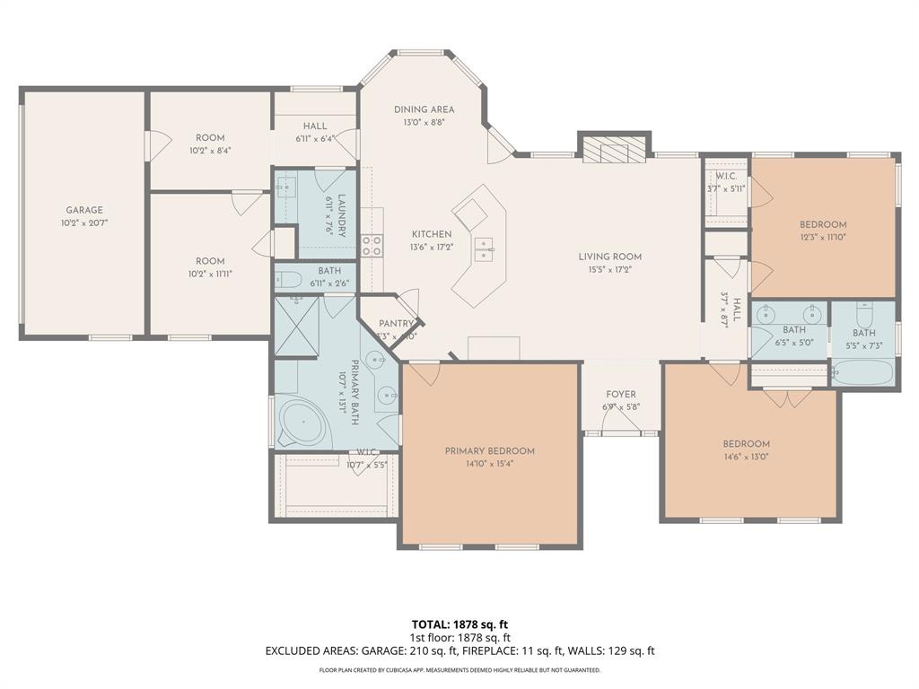 140 Oak Ridge Loop Whitney, TX 76692 - Photo 40 of 40 Floor plan