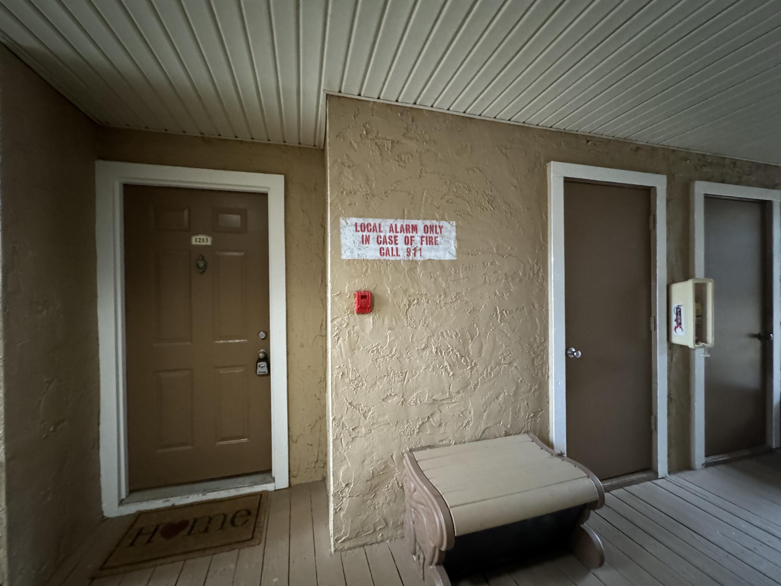 7667 North Wickham Road, Unit 1213 Melbourne, FL 32940 - Photo 6 of 21 storage closet outside door