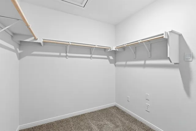 a view of walk in closet
