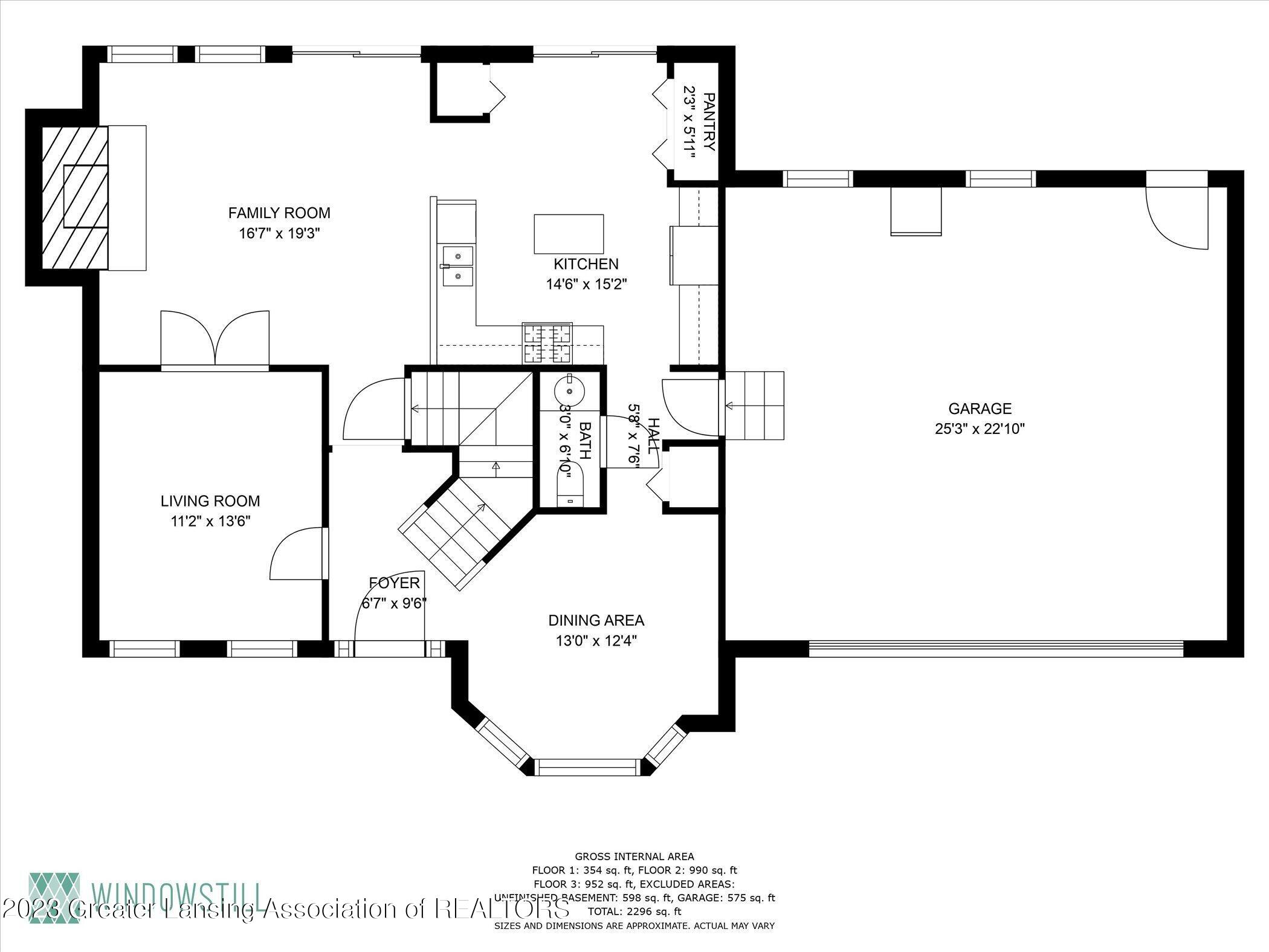 9655 Riverside Drive Grand Ledge, MI 48837 - Photo 47 of 47 03-2nd_floor_dimensions_9655_riverside_d