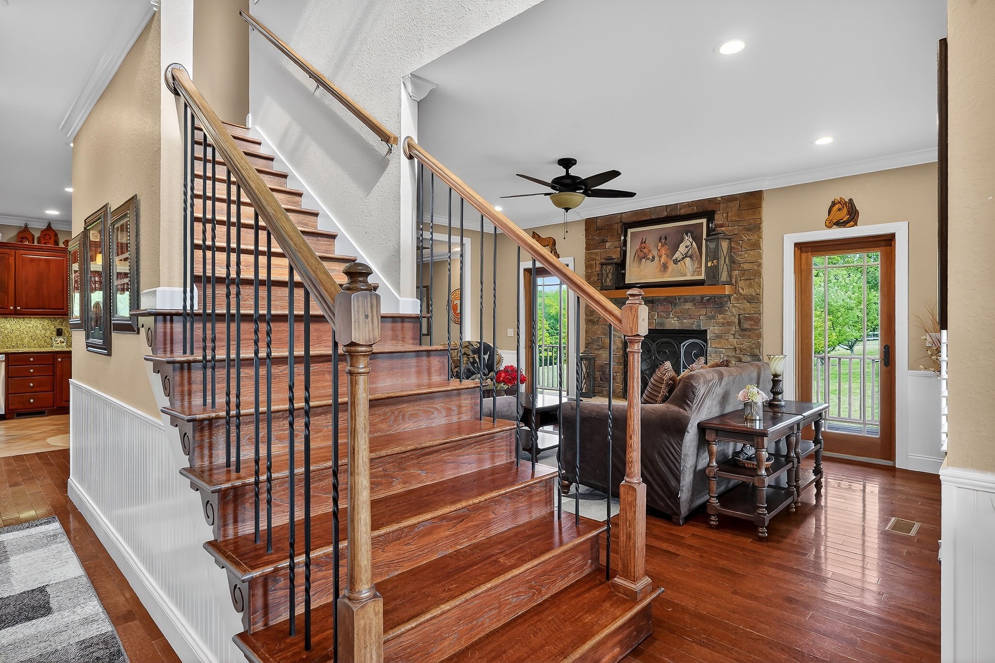 933 John Henry Lewis Road Dunlap, TN 37327 - Photo 39 of 100 a view of entryway livingroom and hall with wooden floor