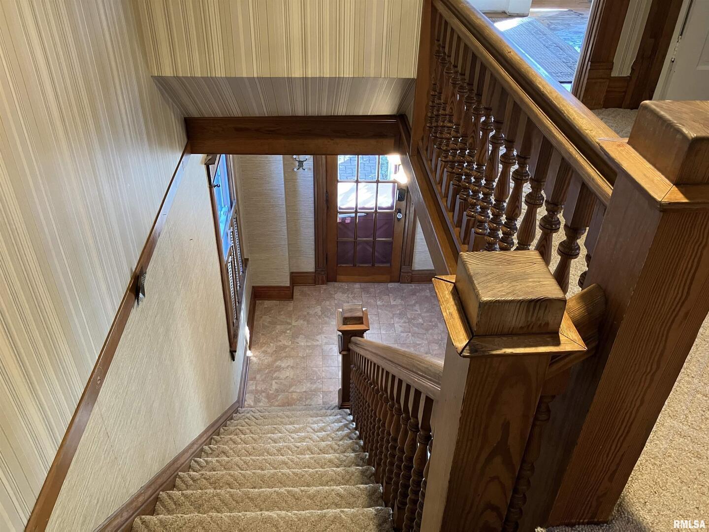 837 Beach Street Kewanee, IL 61443 - Photo 29 of 54 a view of an entryway with staircase