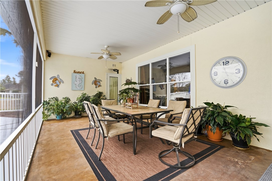 110 Old Wharf Road Brunswick, GA 31523 - Photo 55 of 79 Screened Back Porch