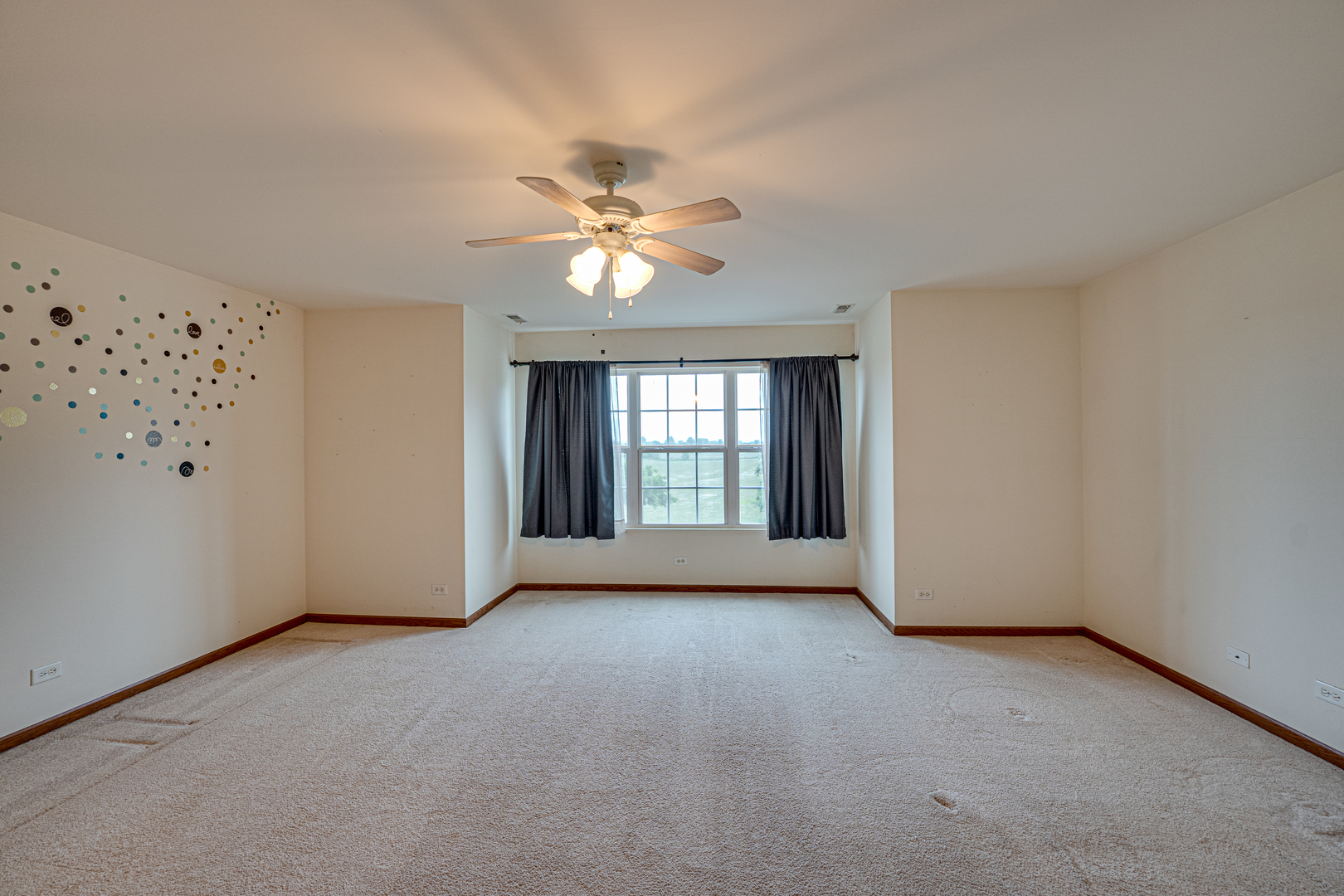3904 Preston Drive Yorkville, IL 60560 - Photo 19 of 25 a view of a big room with chandelier fan and windows