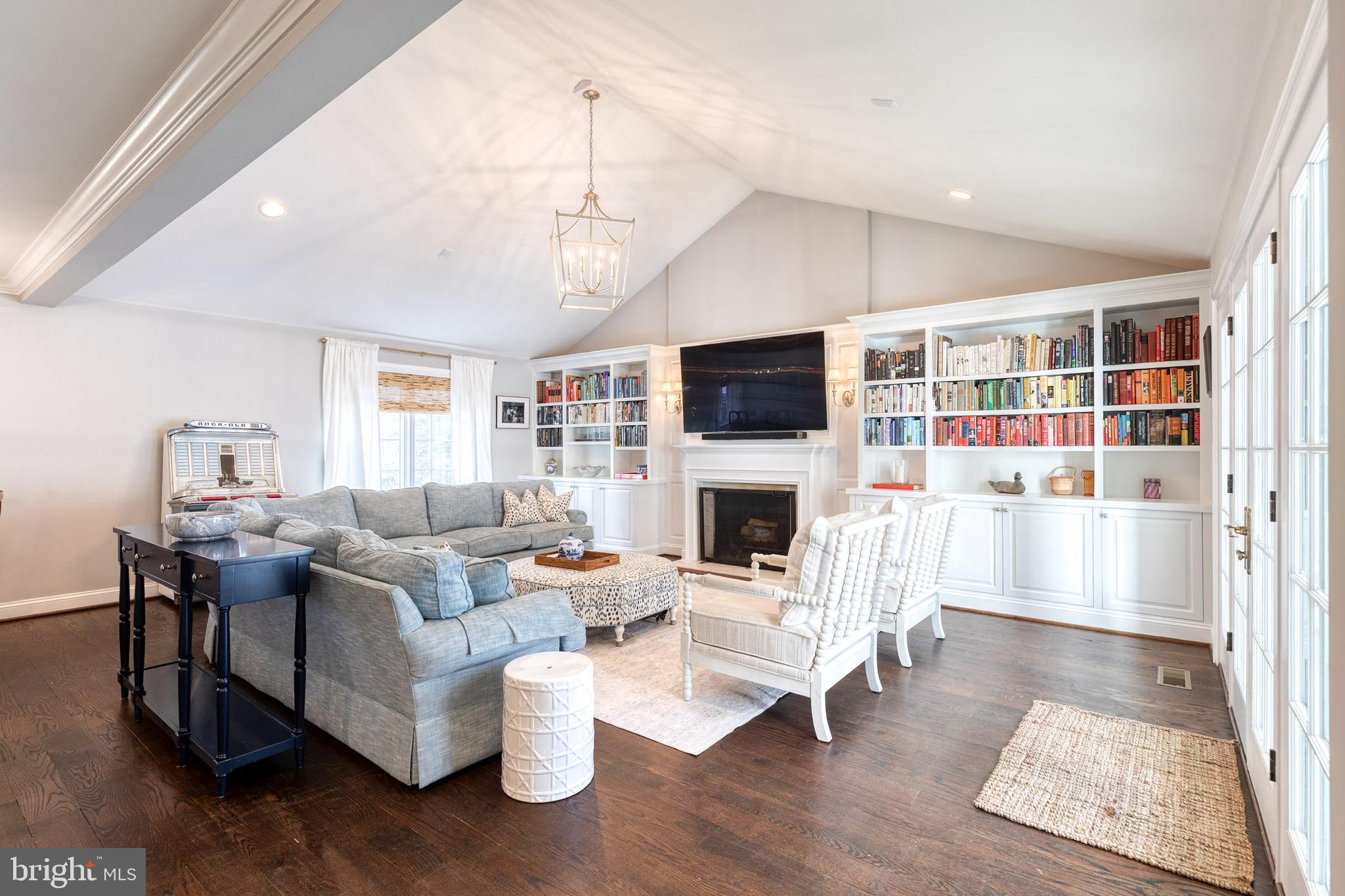 1808 Circle Road Baltimore, MD 21204 - Photo 11 of 64 a living room with furniture a fireplace and a flat screen tv
