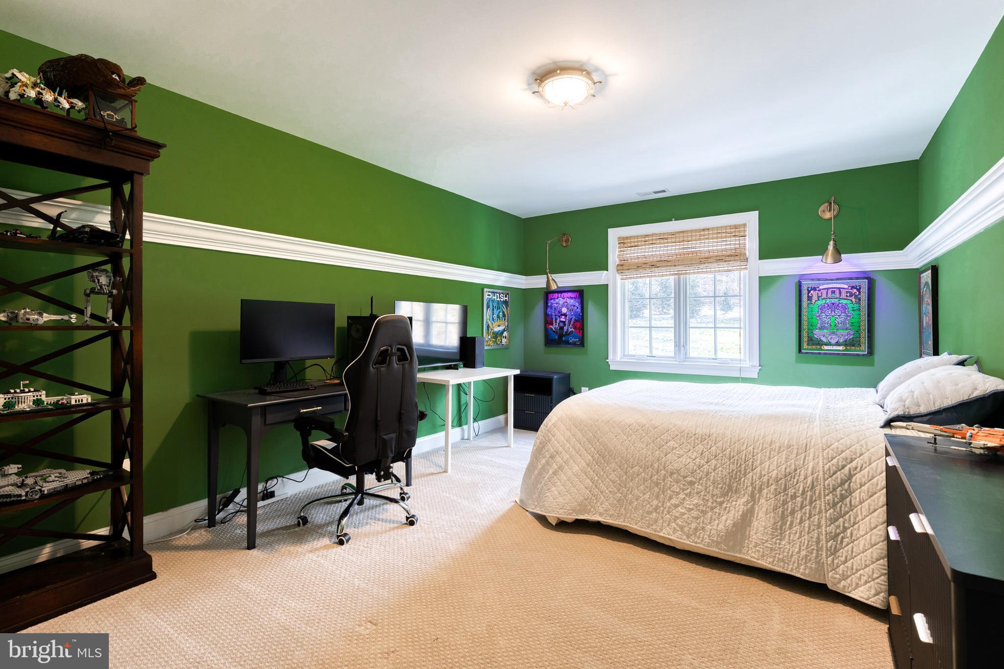 1808 Circle Road Baltimore, MD 21204 - Photo 42 of 64 a bedroom with a bed a desk and chair