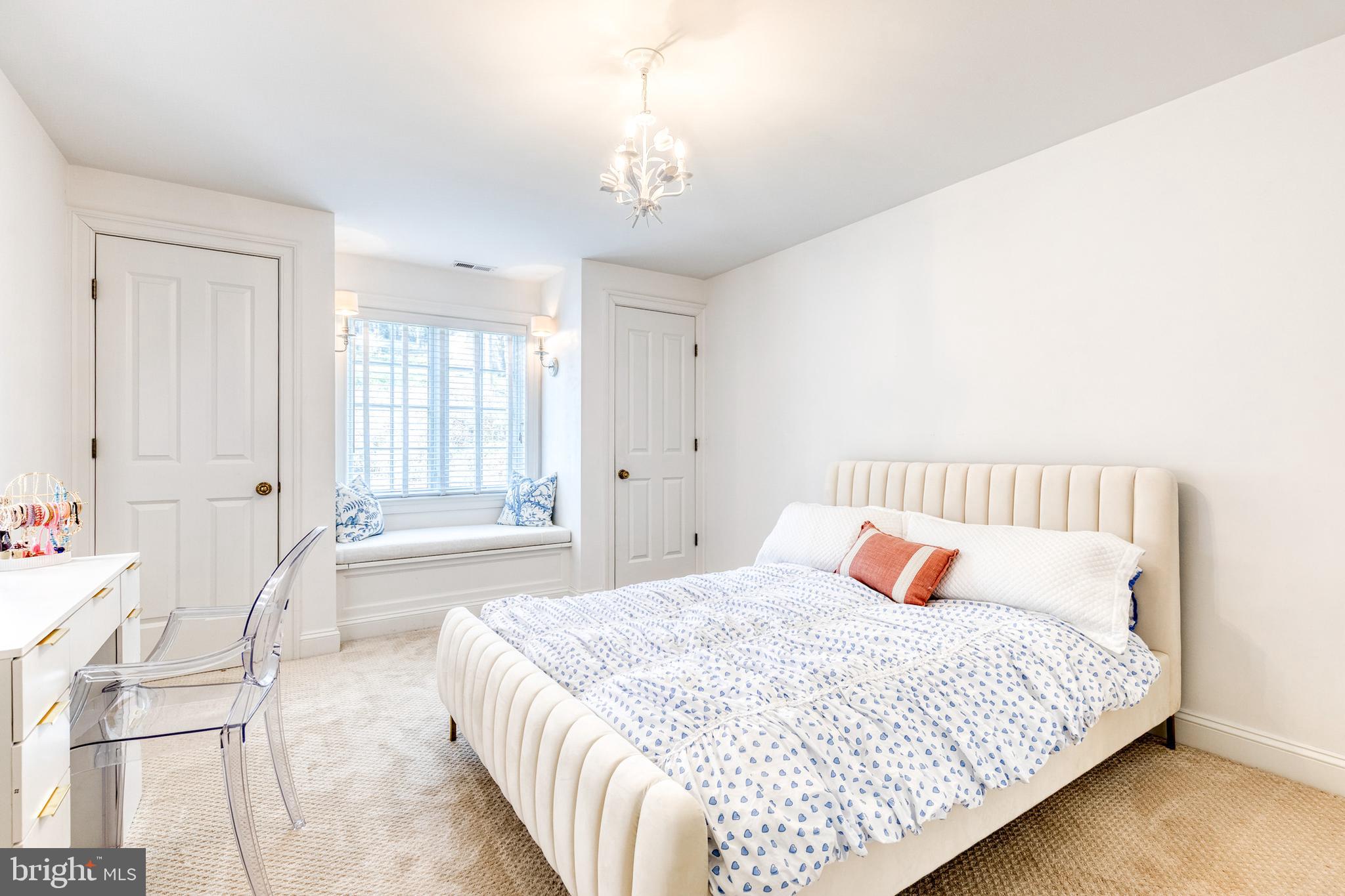 1808 Circle Road Baltimore, MD 21204 - Photo 45 of 64 a bedroom with a bed and window