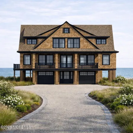 a front view of a house with a porch