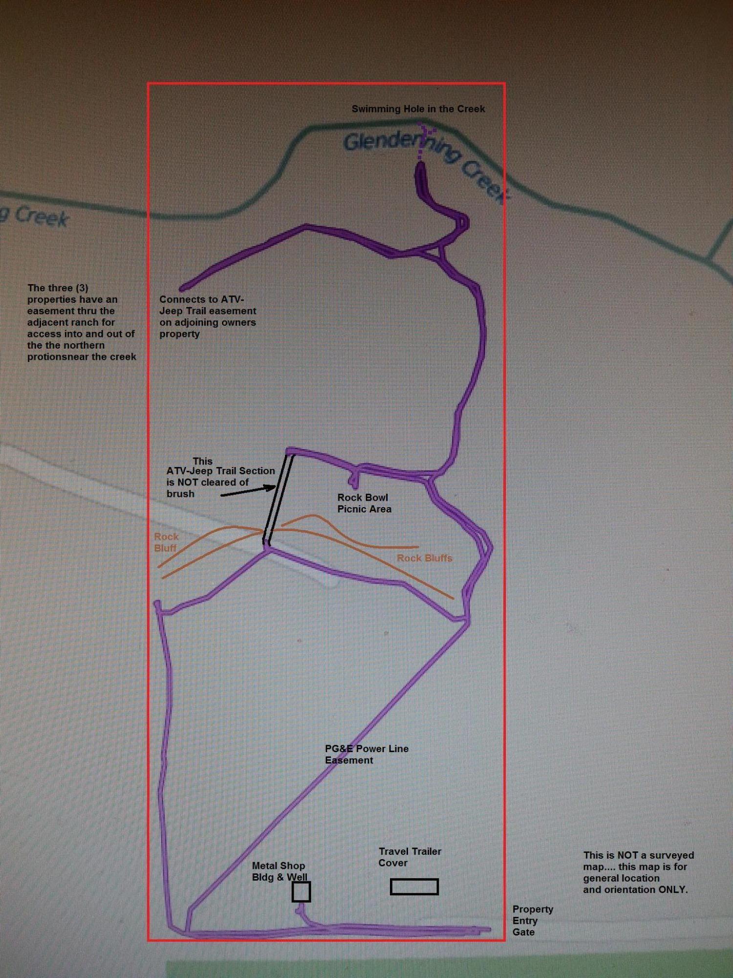 58-acres Burnt Blf Road Whitmore, CA 96096 - Photo 2 of 54 2.2 Property map