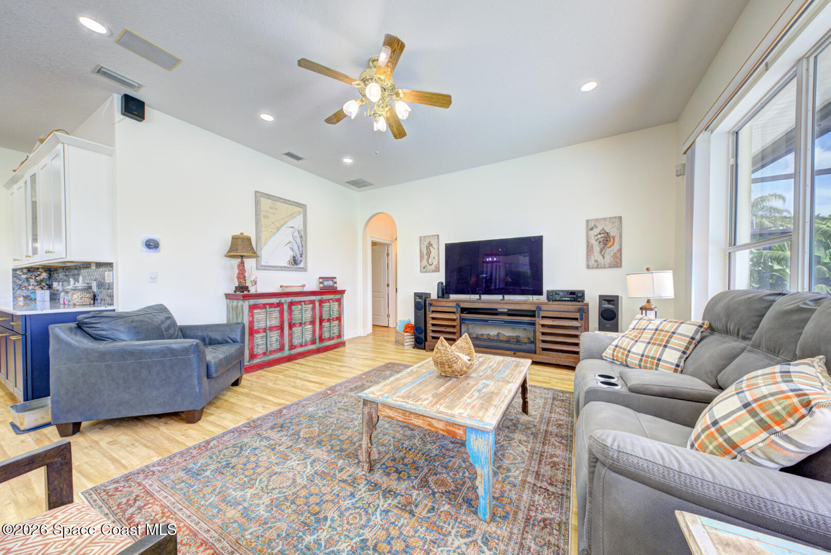 4056 Sand Ridge Drive Merritt Island, FL 32953 - Photo 41 of 69 family room with fan