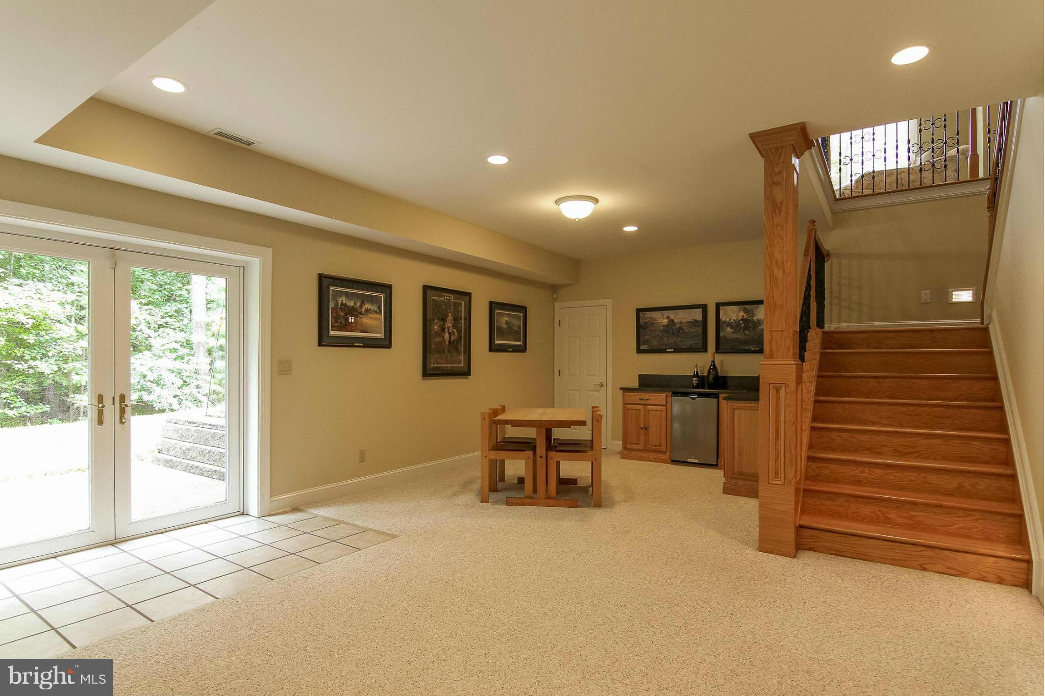 17 Beaver Ridge Road Stafford, VA 22556 - Photo 23 of 30 Side French Door Walk-out, Custom Stair Railing