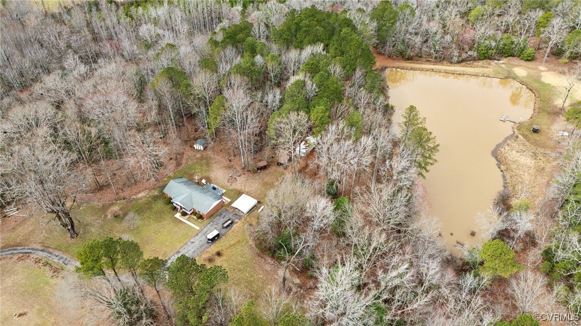 17830 Stage Road Barhamsville, VA 23011 - Photo 38 of 48 Bird's eye view featuring a water view