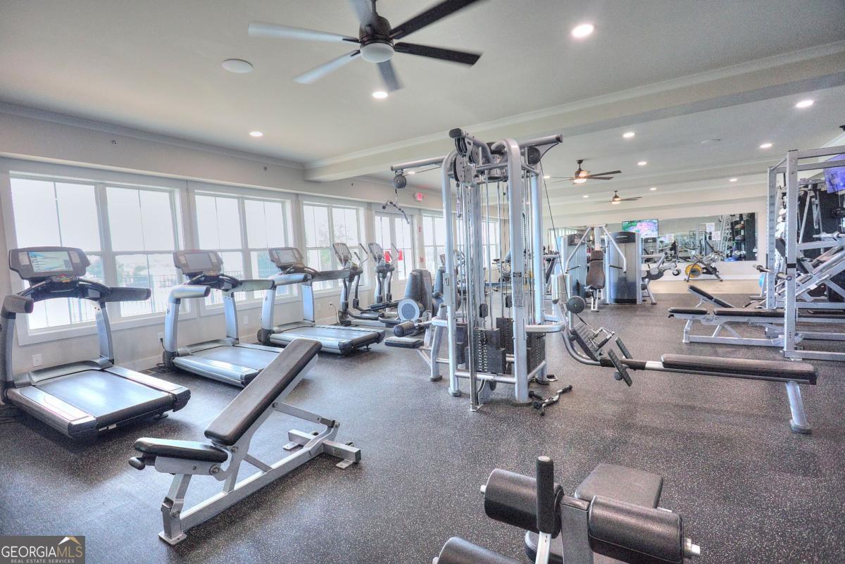 152 Classic Overlook Homer, GA 30547 - Photo 36 of 36 a view of a room with gym equipment