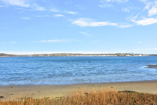 a view of an ocean and beach