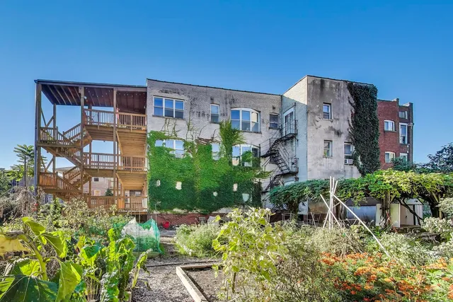 a sign on the side of a building