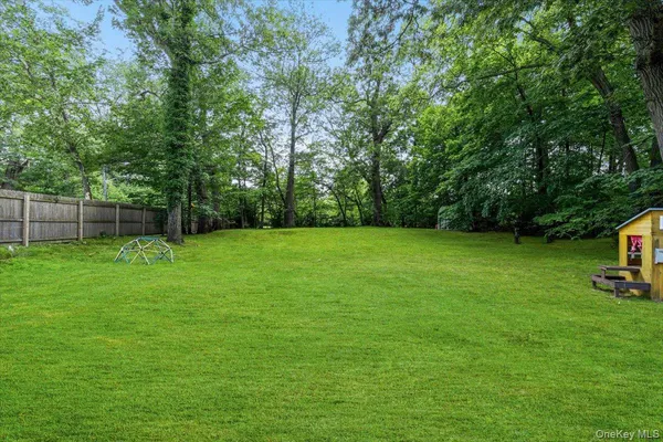a view of a garden