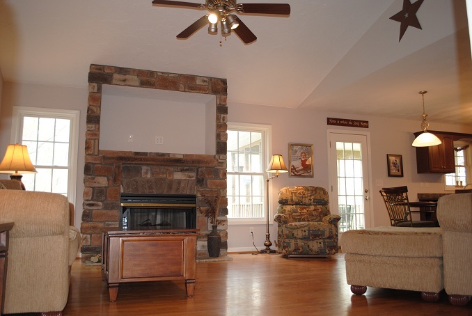 2264 Jordantown Road Thaxton, VA 24174 - Photo 19 of 20 Stone Fireplace