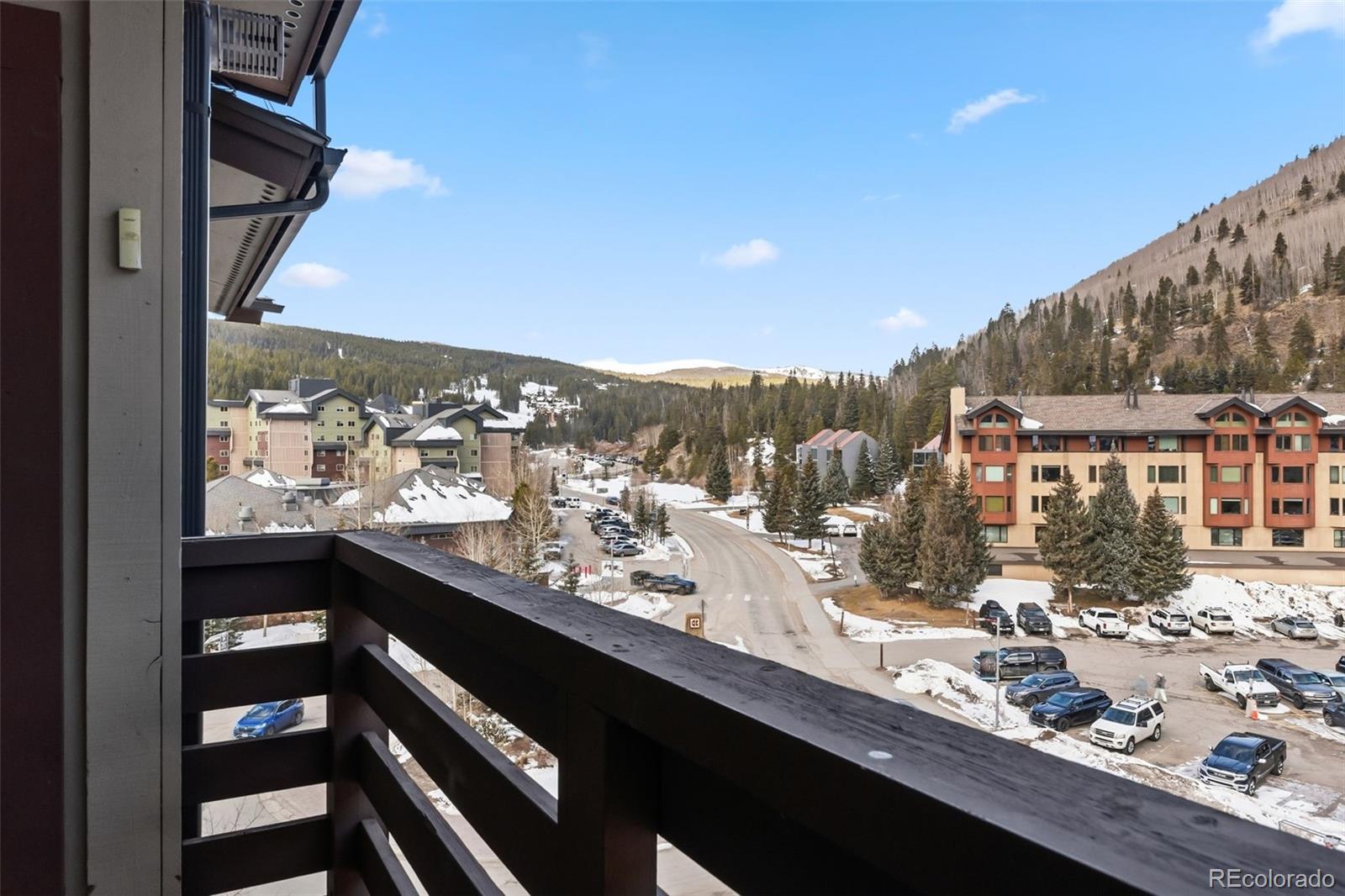 910 Copper Road, Unit 621 Frisco, CO 80443 - Photo 21 of 31 a view of a city from a balcony