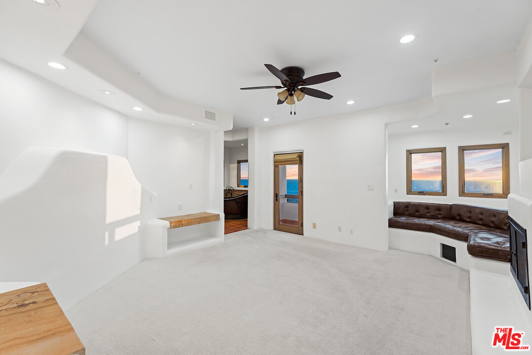 7047 Vista Del Mar Lane Playa del Rey, CA 90293 - Photo 38 of 75 a view of a kitchen with a sink and a ceiling fan