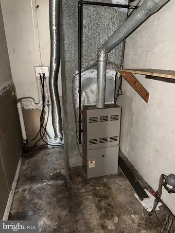 a view of storage and utility room