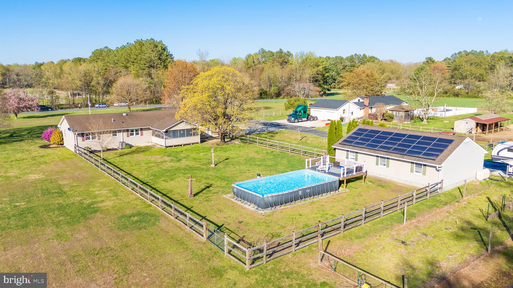 24131 Carrlyn Drive Ridgely, MD 21660 - Photo 7 of 31 Aerial View Backyard