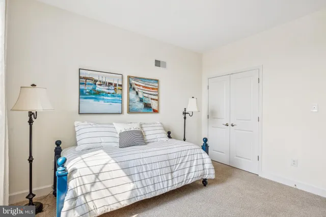 a view of a hallway with entryway