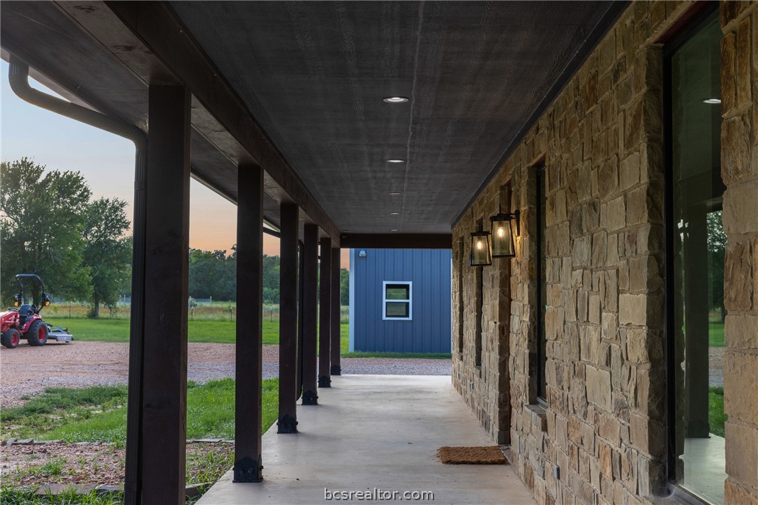 6951 Watermelon Road Somerville, TX 77879 - Photo 7 of 48 View from the front porch to the shop space.