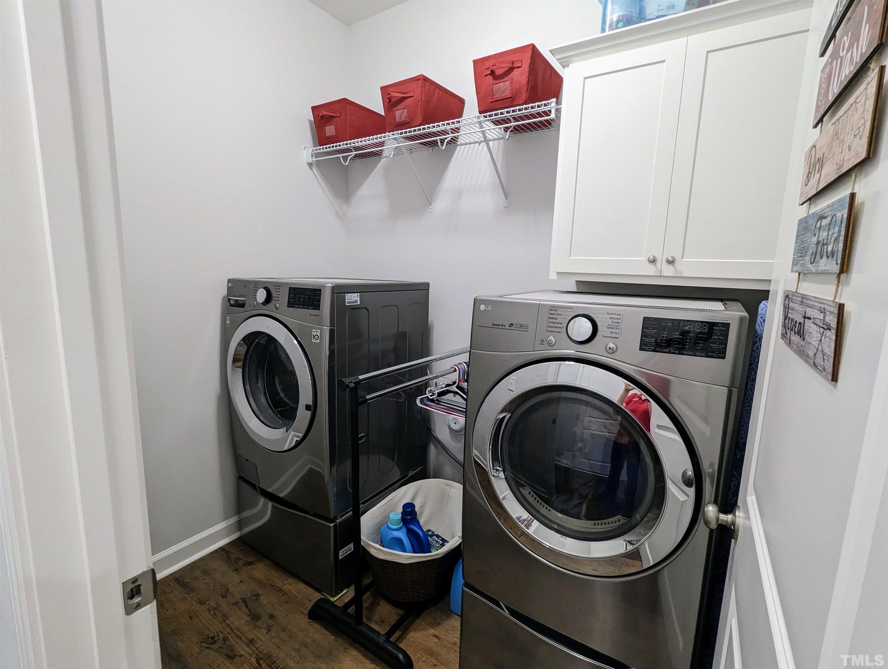 630 Ballance Road Fremont, NC 27830 - Photo 17 of 35 a utility room with dryer and washer