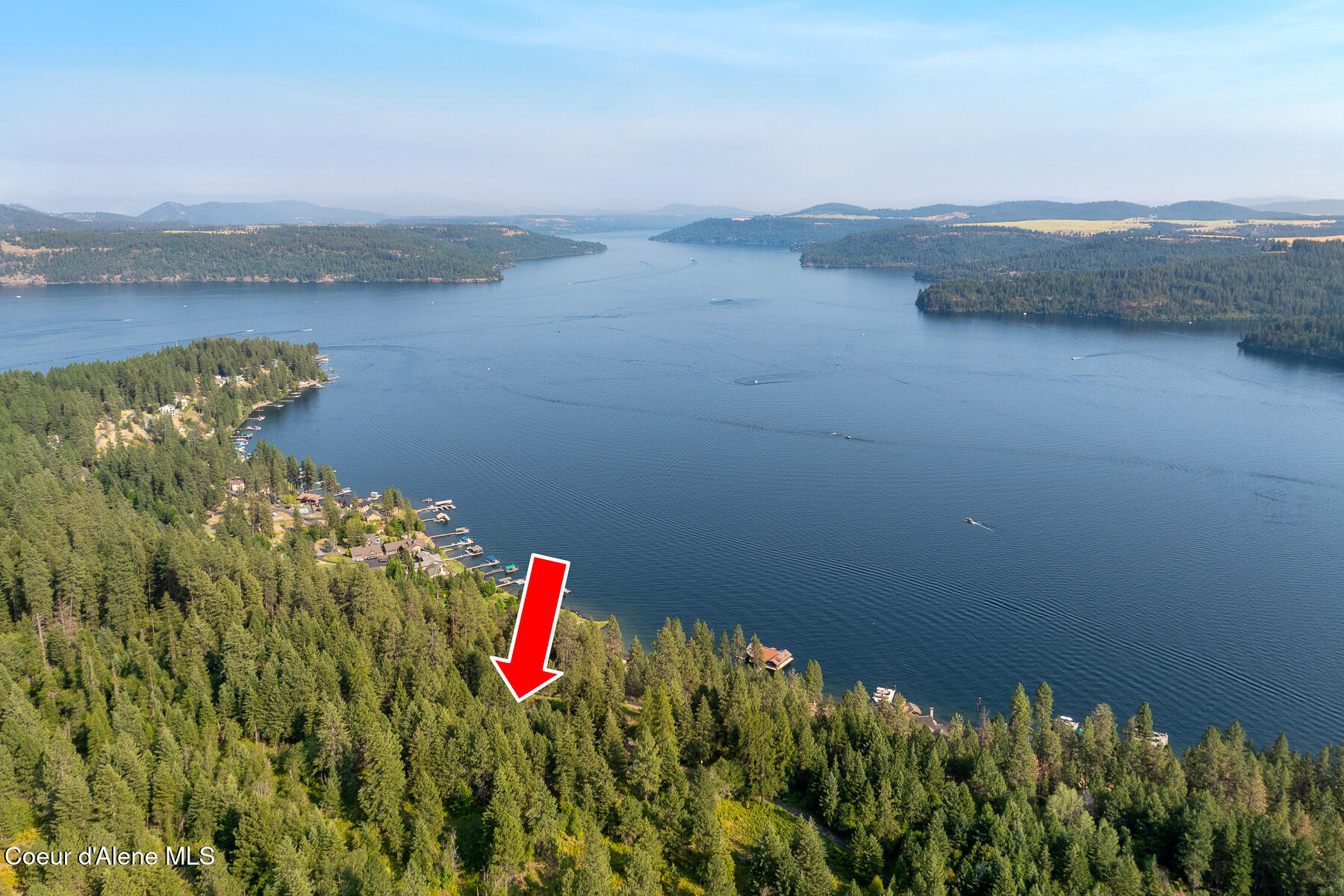 8142 West Ben Pointe Road Worley, ID 83876 - Photo 12 of 42 Aerial_BenPointeRd-8_Arrow