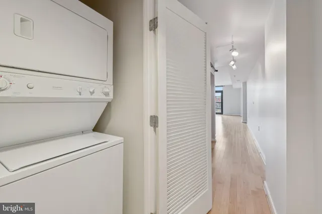 a view of bathroom and utility room