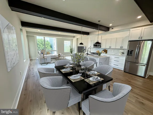 a workspace with furniture and window