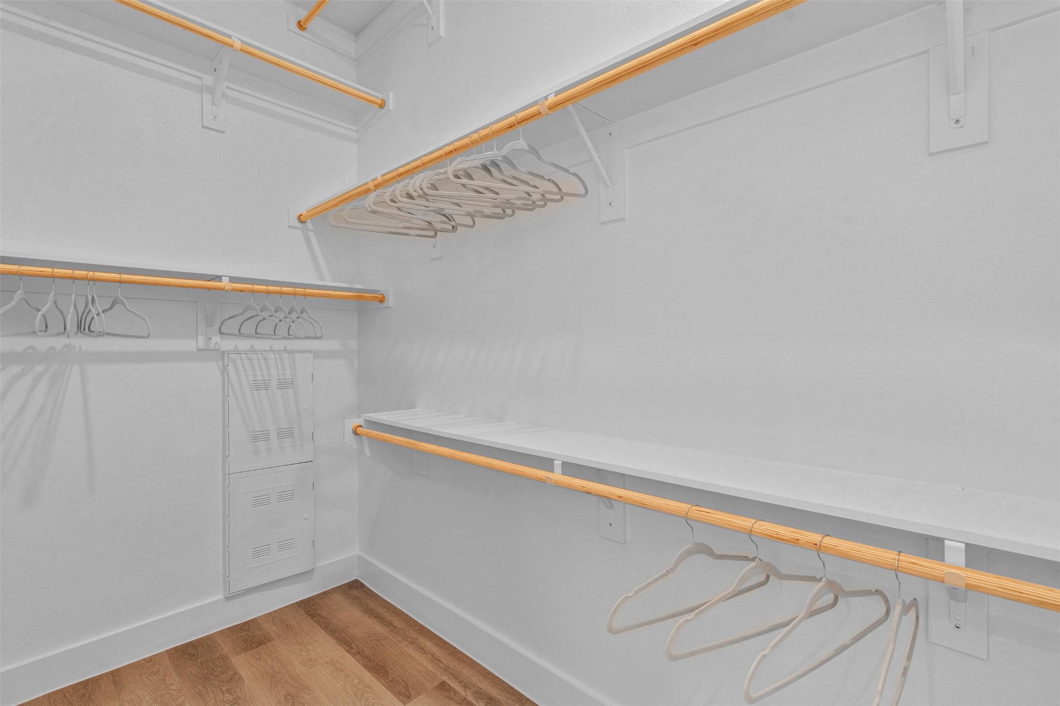 1833-911 Labrador Lane Garland, TX 75040 - Photo 17 of 41 a view of small space with racks on the wall