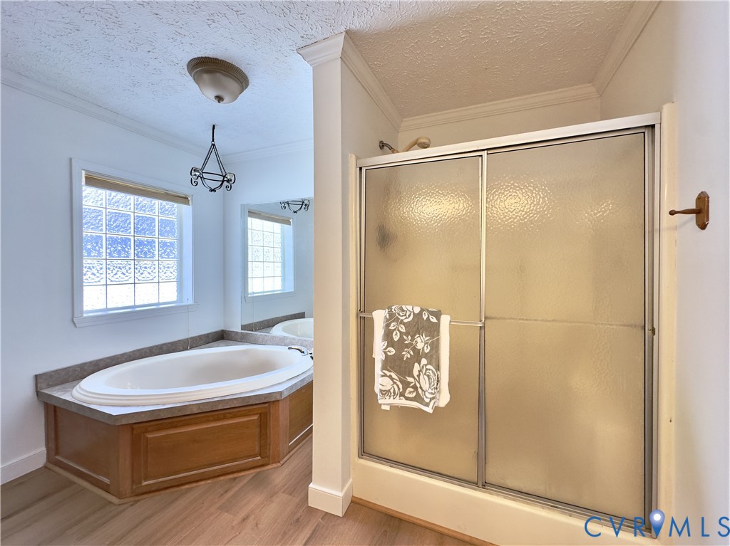 275 Reams Road Petersburg, VA 23805 - Photo 16 of 50 Primary bath, walk in shower and soaking tub