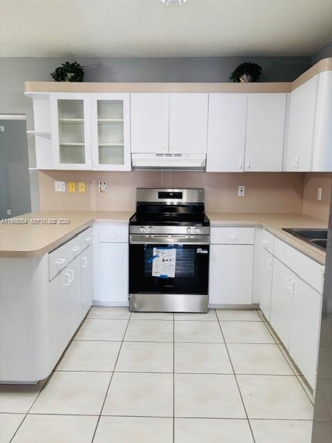 4621 Southwest 99th Court Miami, FL 33165 - Photo 3 of 10 a white kitchen with a stove top oven and cabinets
