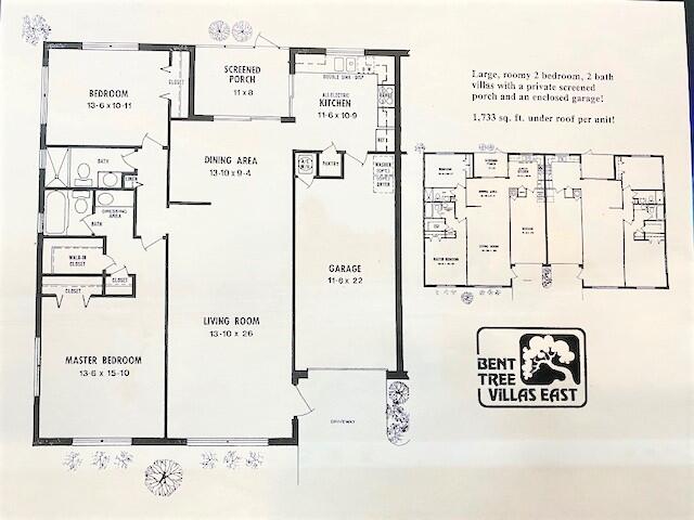 4350 Pear Tree Circle, Unit A Boynton Beach, FL 33436 - Photo 30 of 30 Floor Plan