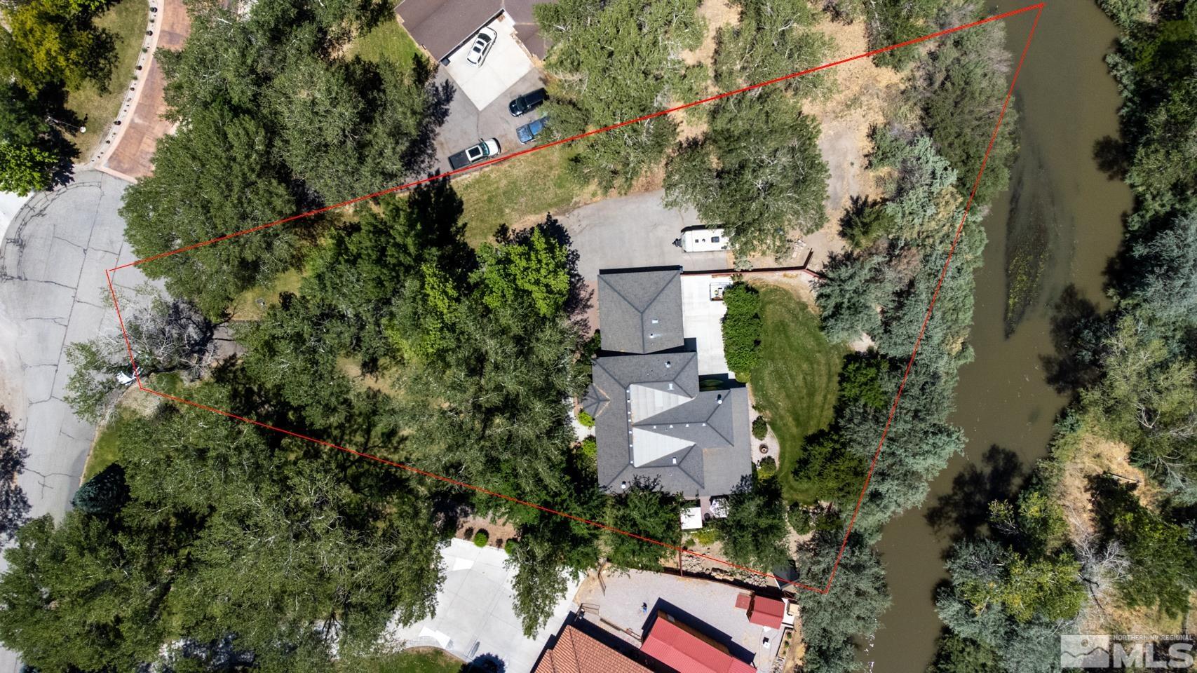 5586 Rivers Edge Drive Fallon, NV 89406 - Photo 29 of 40 an aerial view of a house with outdoor space