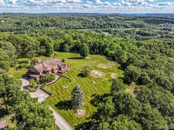 a view of an outdoor space with a lake view