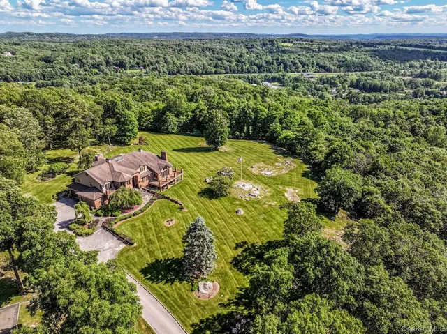 a view of an outdoor space with a lake view