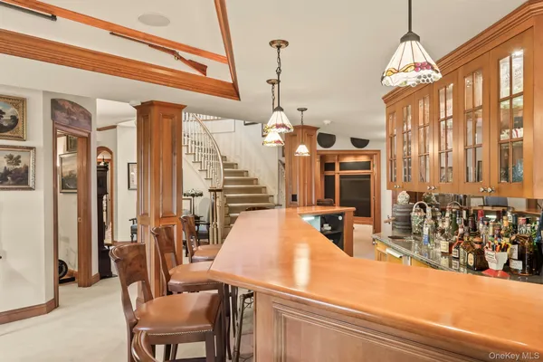 a room with musical instrument