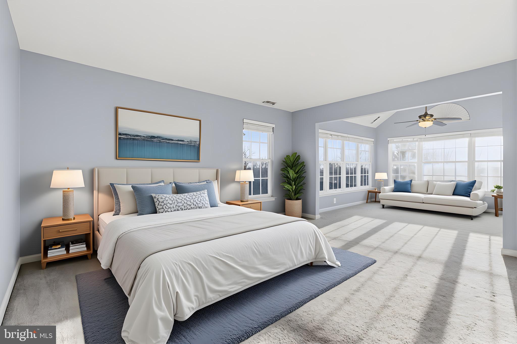 18544 Pineview Square Leesburg, VA 20176 - Photo 17 of 43 Virtually Staged PRIMARY SUITE