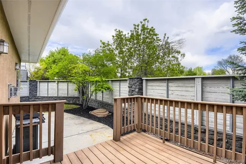 a view of a roof deck
