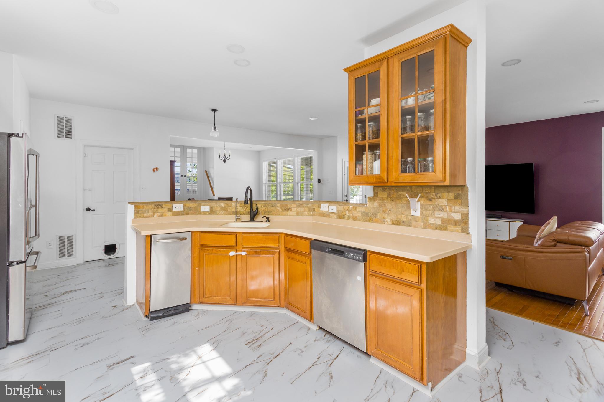 6 Hulse Street Robbinsville, NJ 08691 - Photo 22 of 75 a spacious bathroom with a granite countertop sink and a mirror
