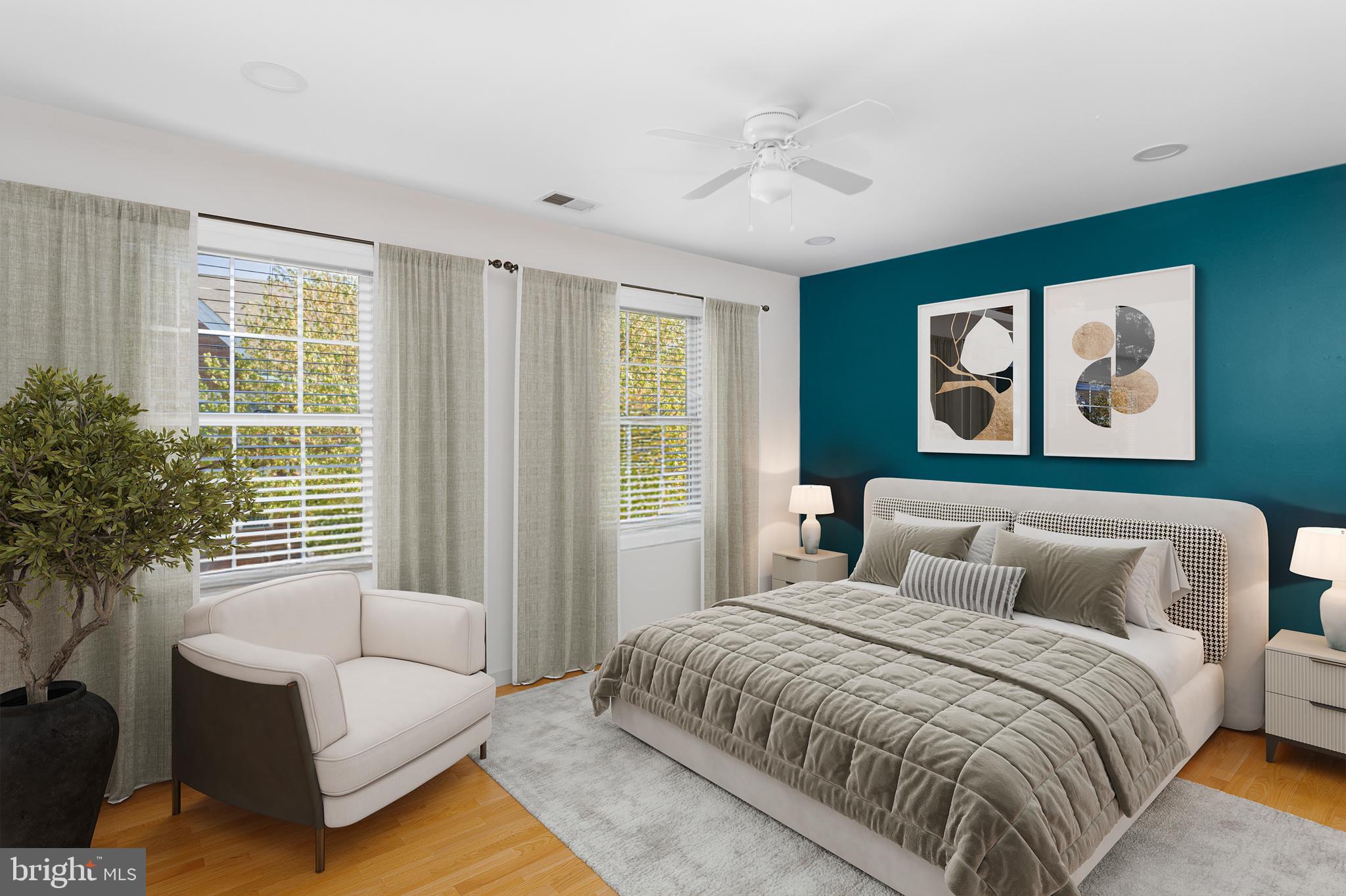 6 Hulse Street Robbinsville, NJ 08691 - Photo 47 of 75 a bedroom with a large bed and a couch