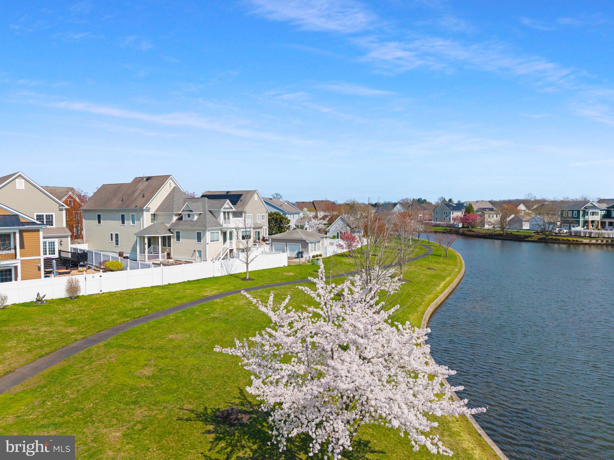 6 Hulse Street Robbinsville, NJ 08691 - Photo 73 of 75 a view of a lake with a building in the background