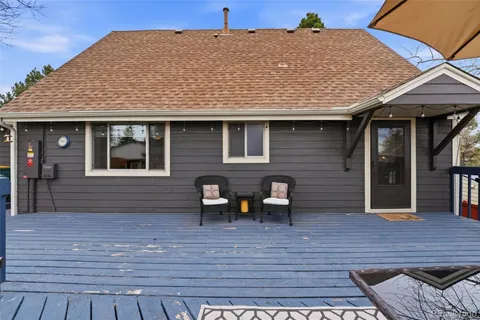a view of a house with patio