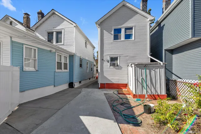 a backyard of a house