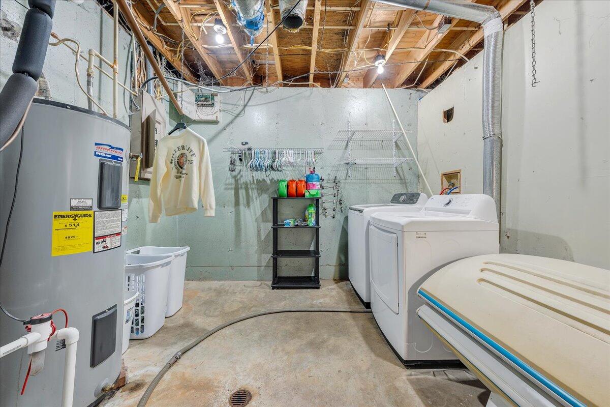 65 Avon Street Rocky Mount, VA 24151 - Photo 25 of 46 a utility room with dryer and washer