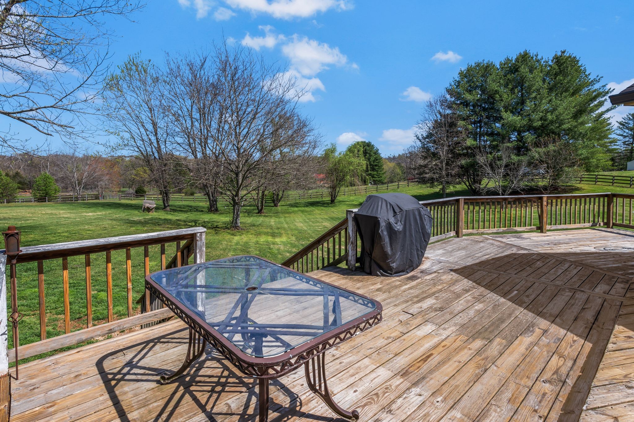 1006 Rip Steele Road Columbia, TN 38401 - Photo 17 of 26 a view of a chairs and table on the deck